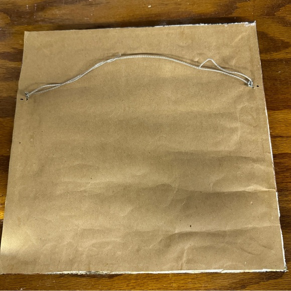 Carolyn Alexander Original Painting 12” X 12” Painted Sides Frameless Cute Dog - Picture 8 of 11